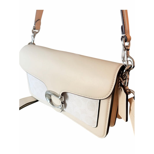 Coach Tabby Shoulder Bag 26 W/Crossbody Strap In Chalk- New With Tags