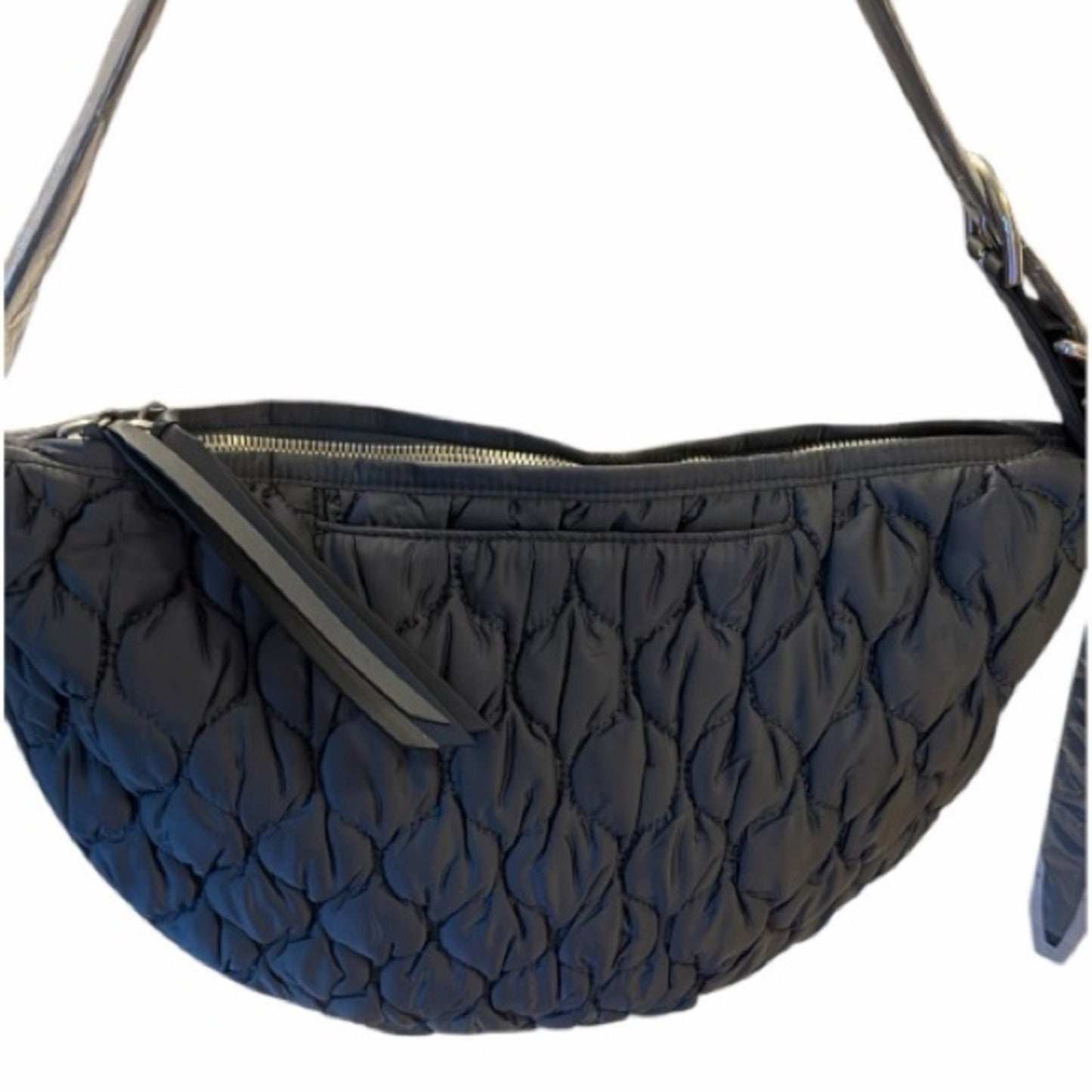 rag & bone Quilted Spire Mini Hobo Bag - Slate NEW