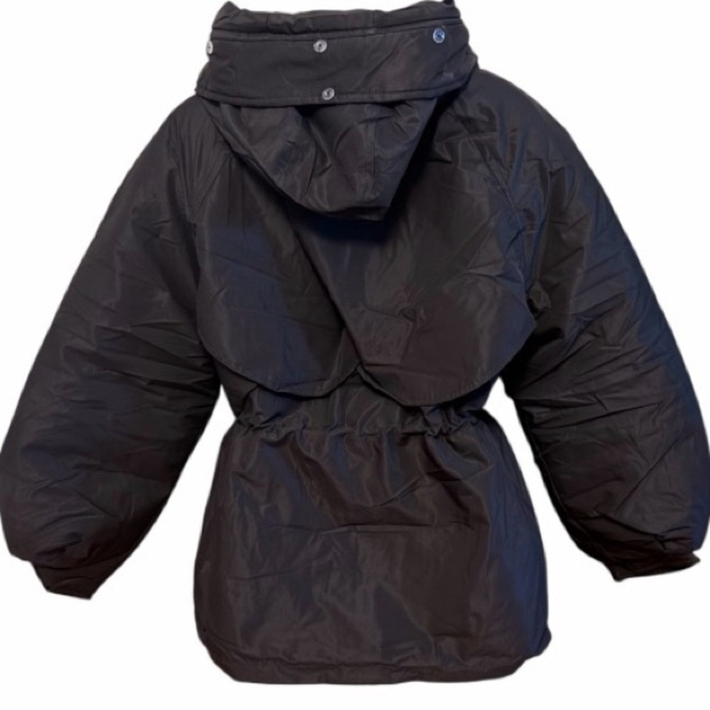 NWT XINDAIER Faux Fur Trim Hooded Parka - Black Women’s L