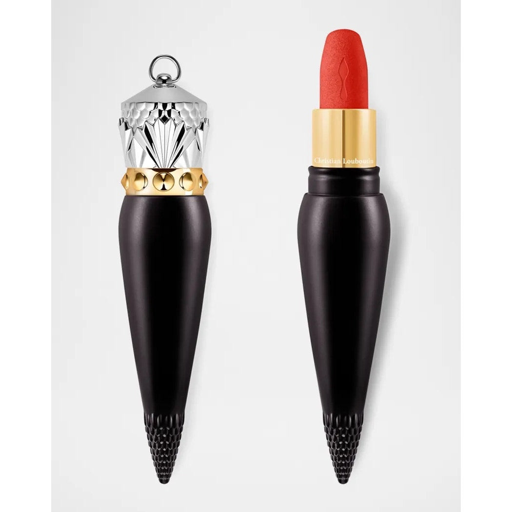Christian Louboutin Limited Edition Refillable Lipstick Case and Lipstick Matte Retro Berry #148M