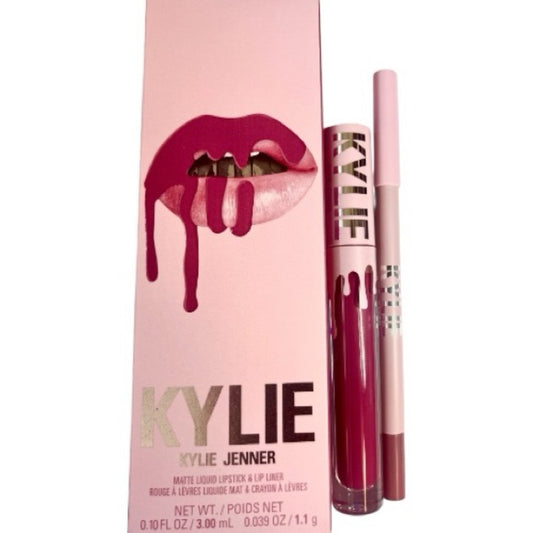 Kylie Matte Liquid Lipstick & Lip Liner Set - No. 102 -Extraordinary Matte 
NIB