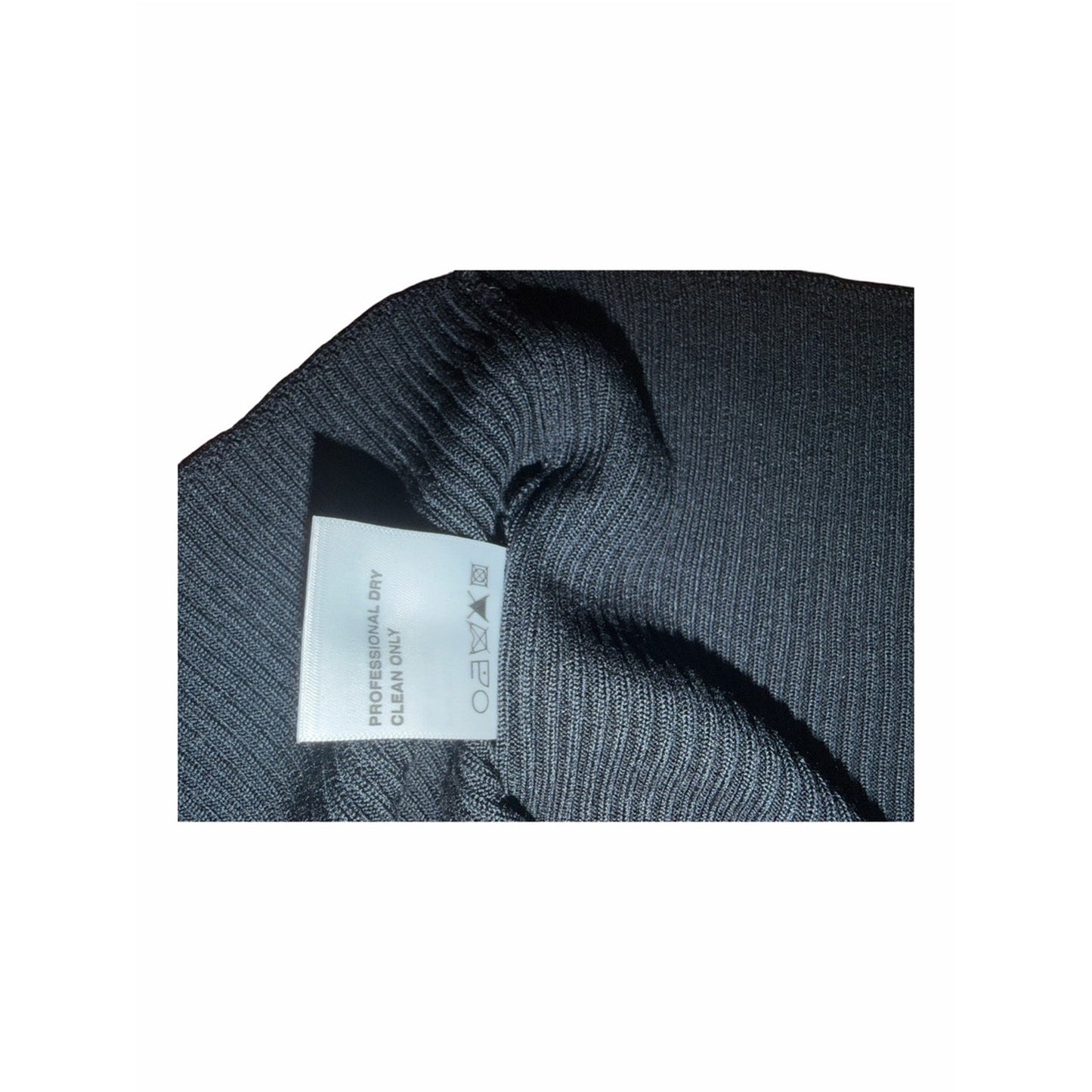 ETCETERA Black Silk Summer Sweater Tie Front Ribbed Cardigan M NWT