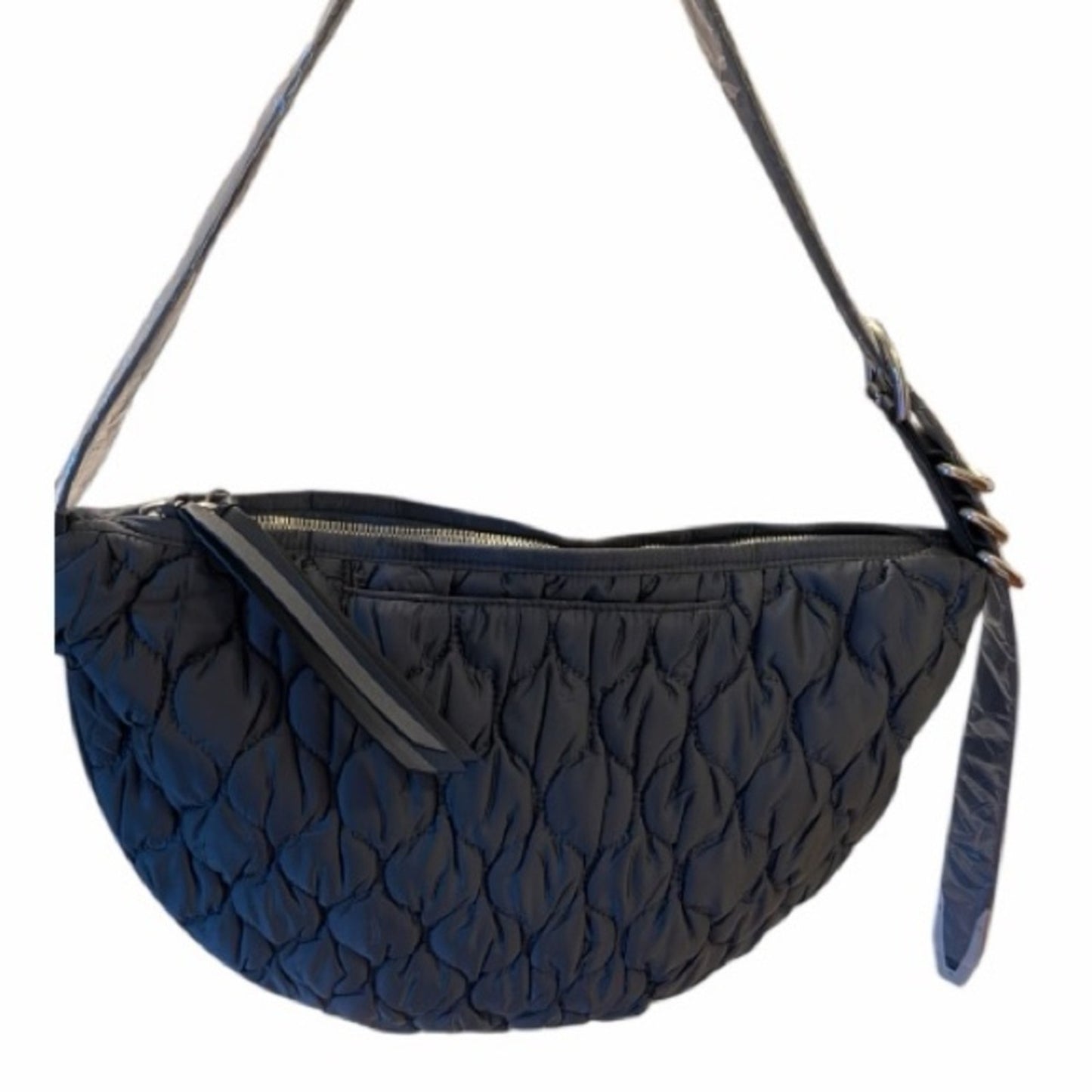rag & bone Quilted Spire Mini Hobo Bag - Slate NEW