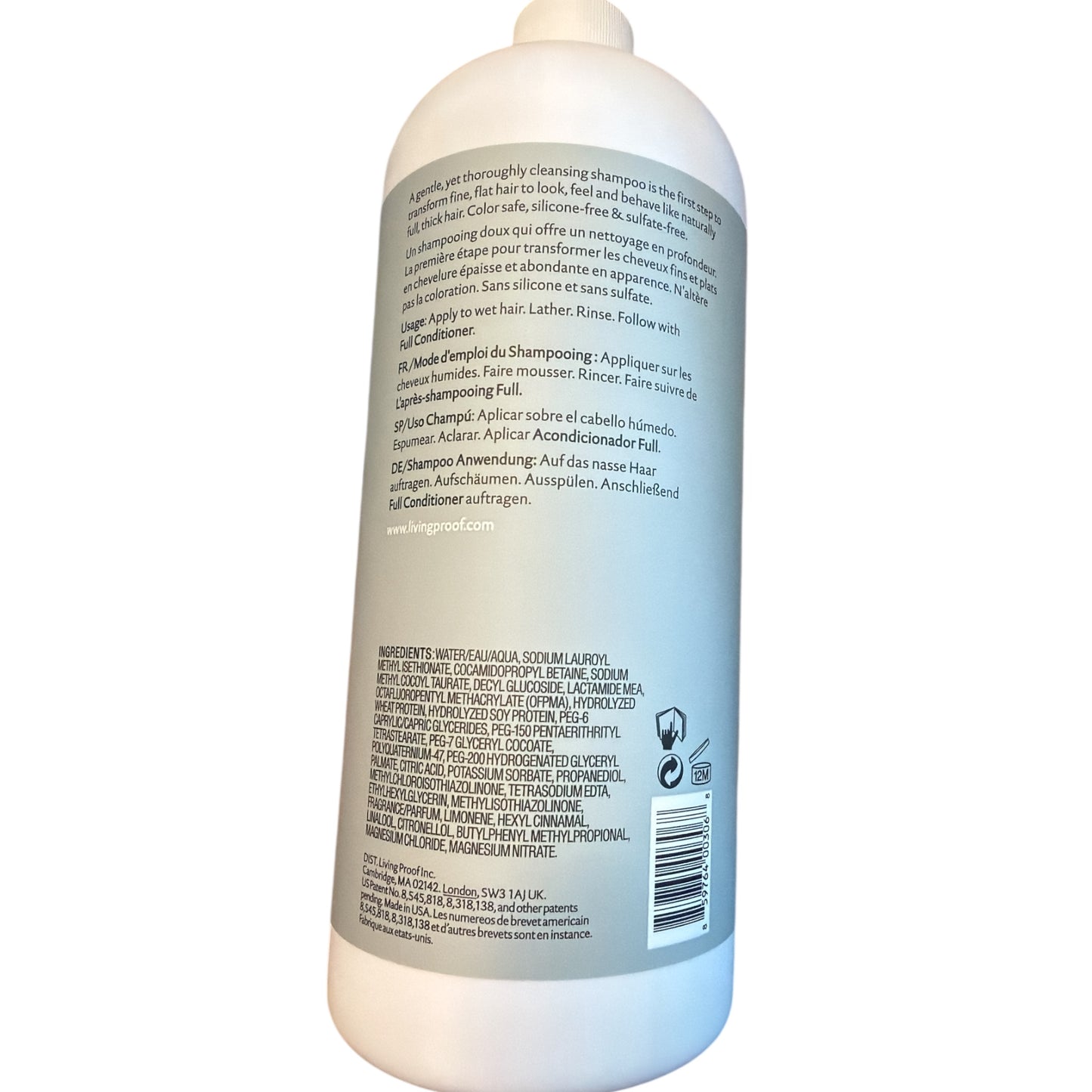 Living Proof Full Volumizing Shampoo 32 oz. Professional Salon Size