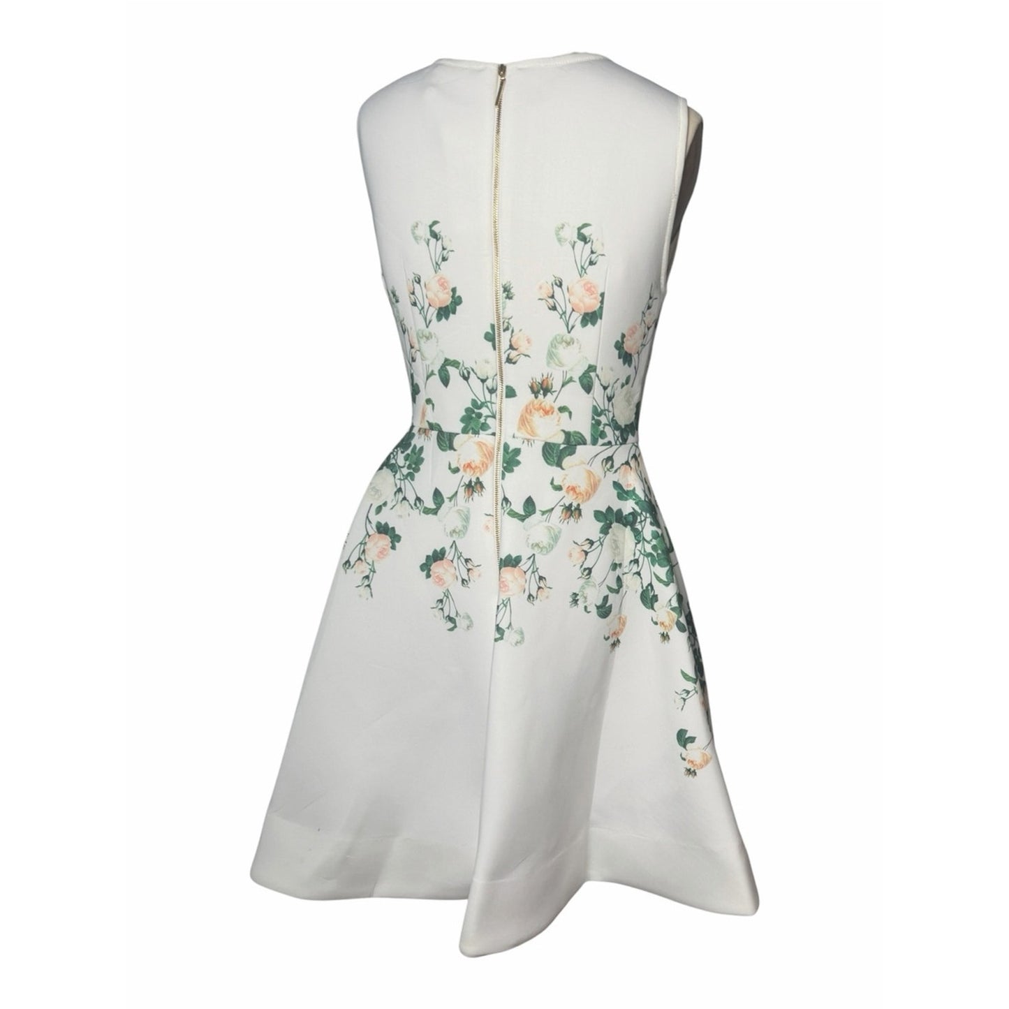NWT Erin Fetherston Floral Scuba Fit & Flare Dress Pockets Sz 8 MSRP $325