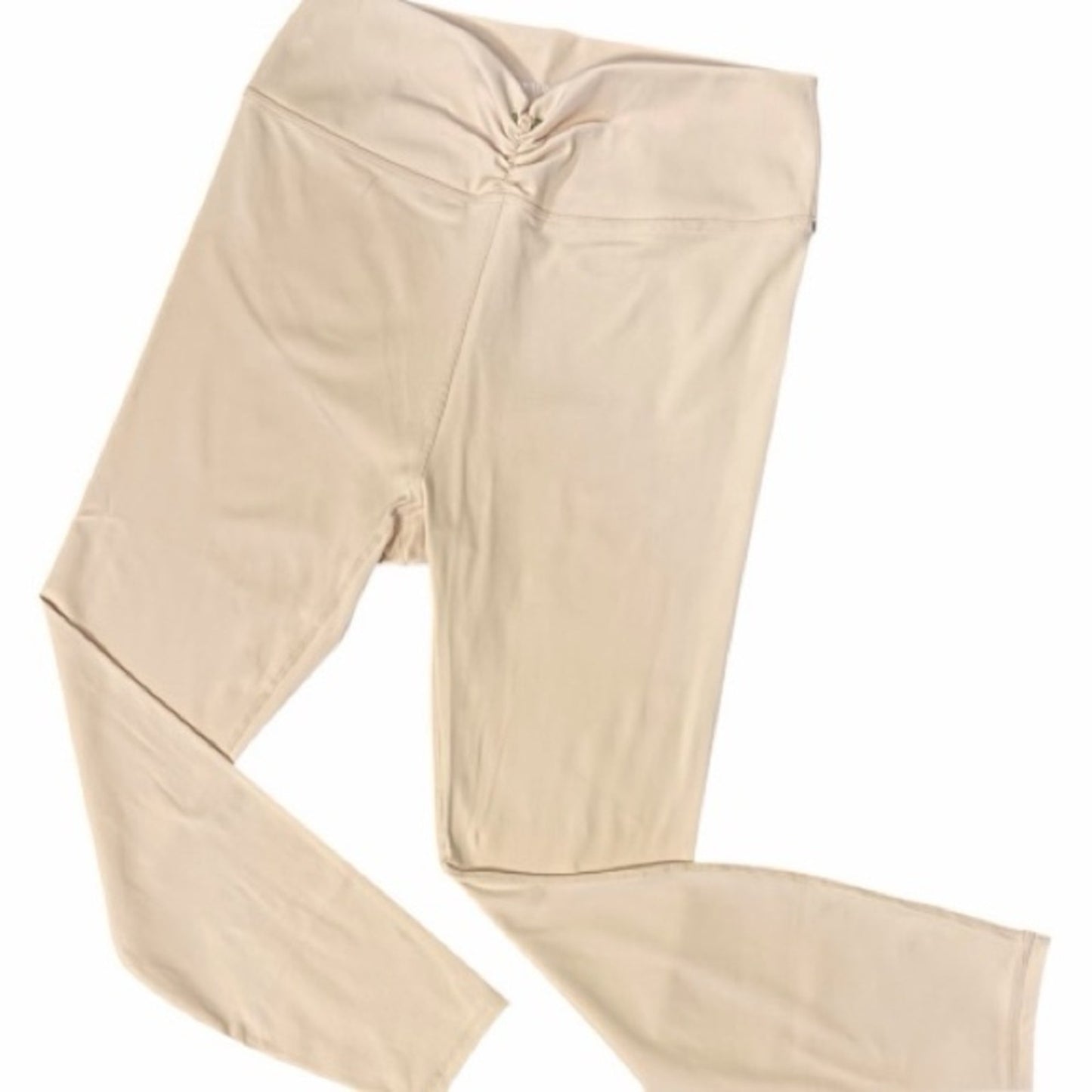 We Wore What Ruched V-Waist Leggings in Ballerina Slipper NWT Size XL