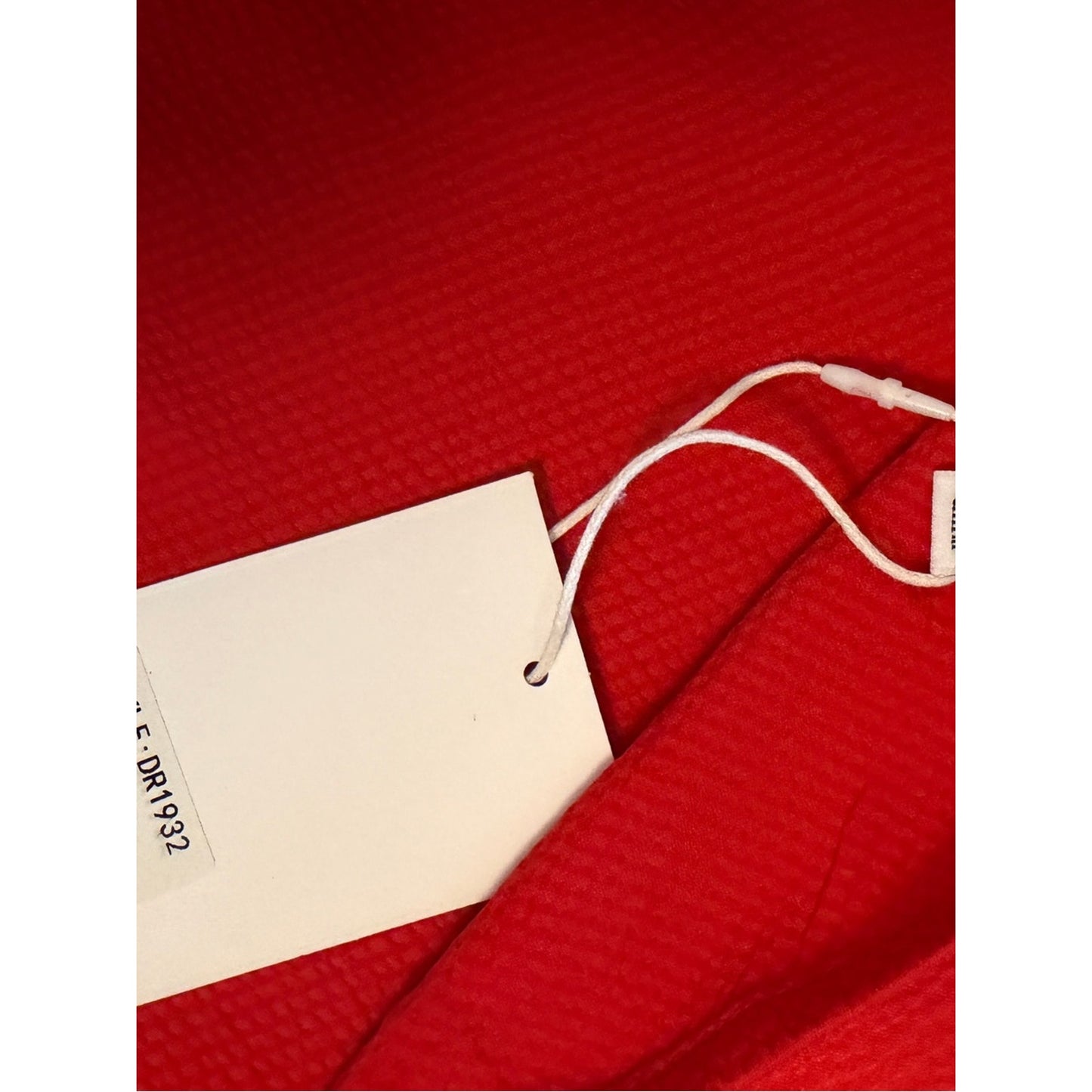 Lucy Paris Red Halter Maxi Dress XL NWT Open Back Removable Rosette