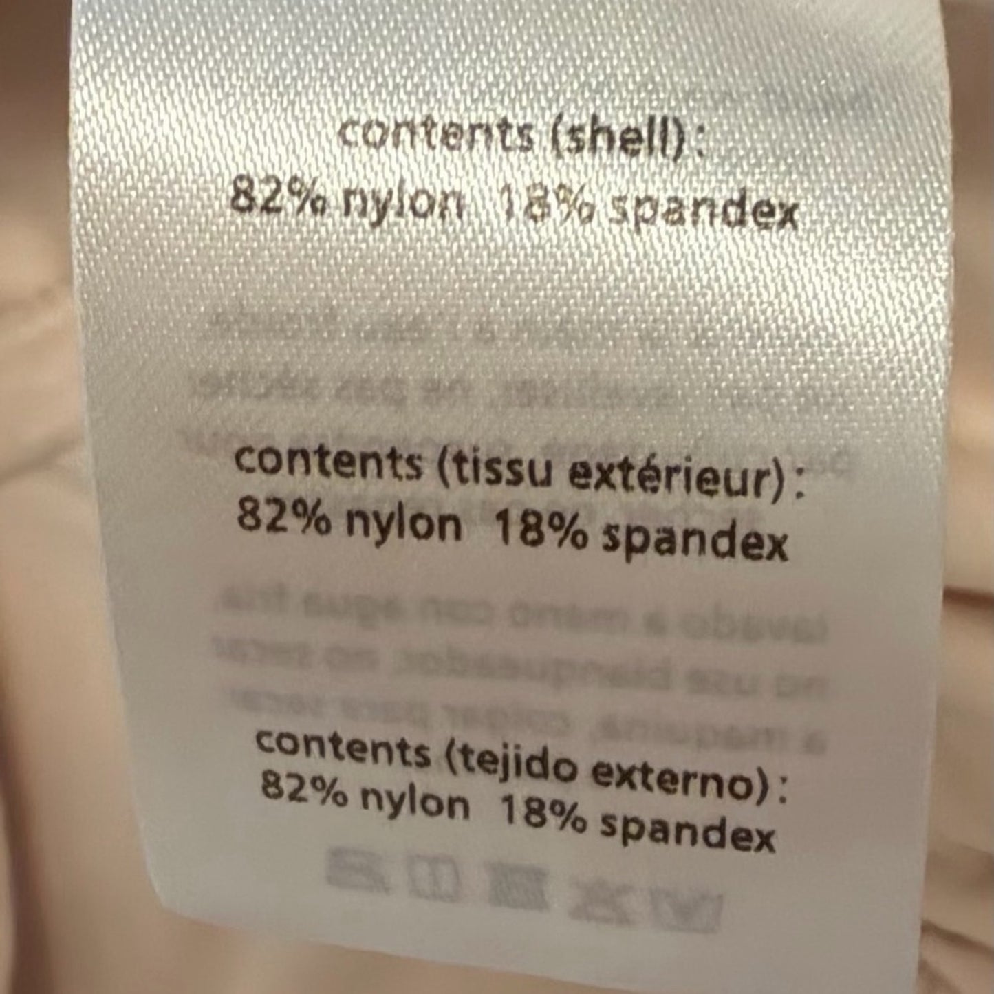 We Wore What Ruched V-Waist Leggings in Ballerina Slipper NWT Size XL