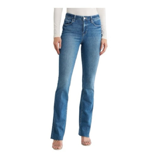 L'AGENCE Women’s High Rise Jeans size 12 Ruth Straight in Stockton color Blue Jeans