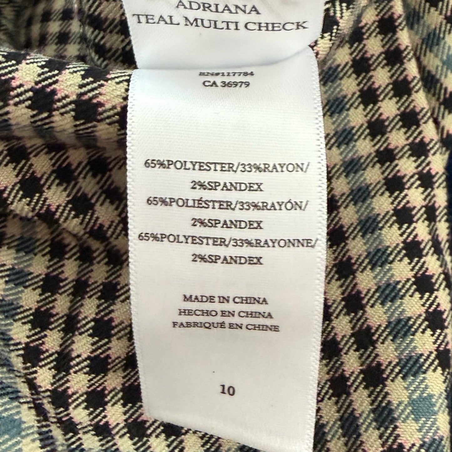 Rails Adriana Wrap Mini Skirt Size 10 Brown Beige Teal Plaid NWT