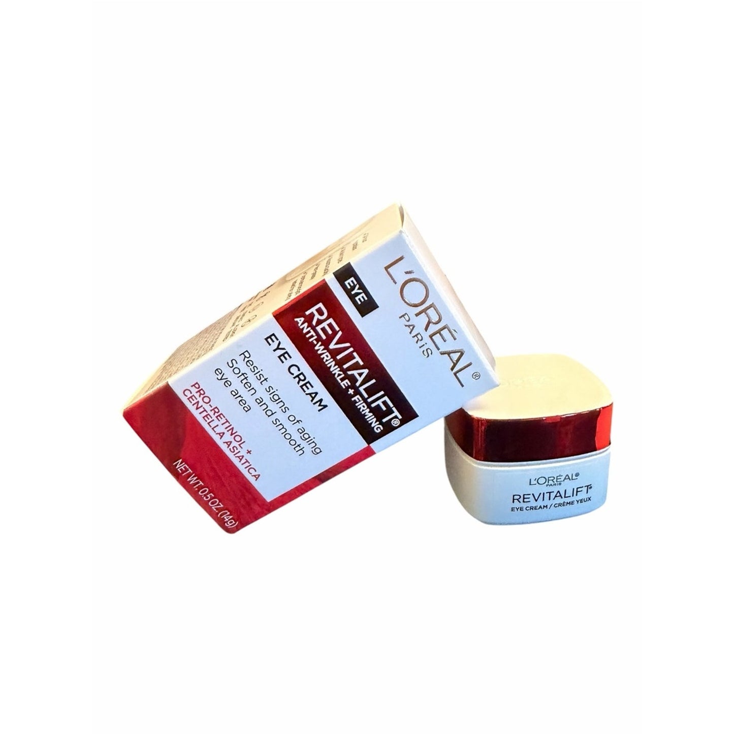 2 L’Oreal Revitalift Anti-Wrinkle Firming Eye Cream Two 0.5 oz items New in Box