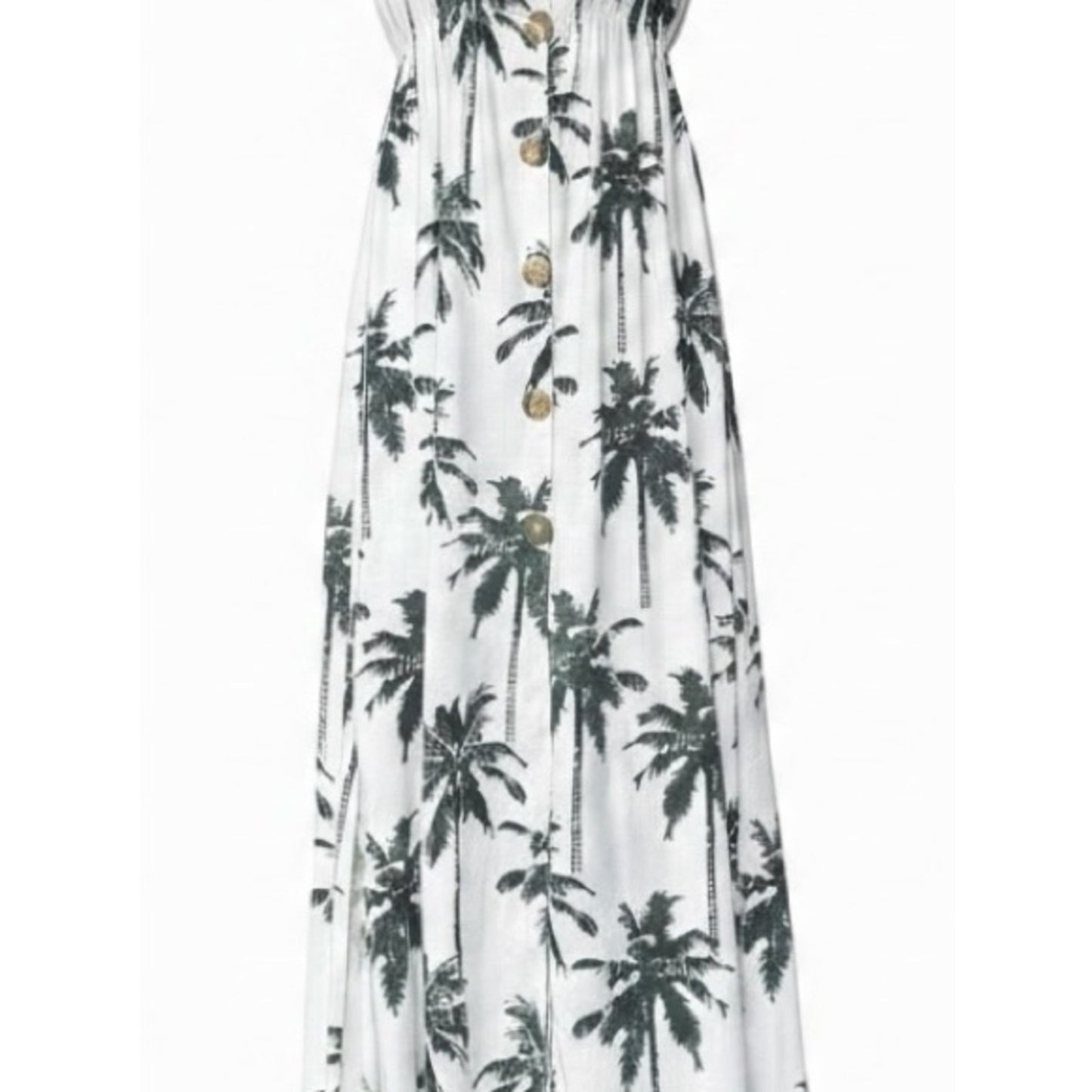 Tiare Hawaii NWT Palm Print Maxi Dress S/M/L- Resort Vacation
