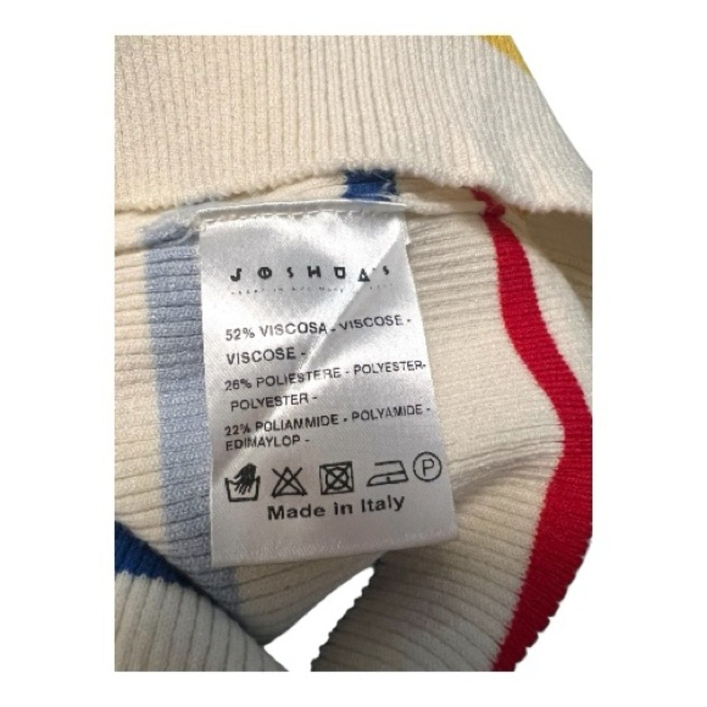 Joshua’s Smiley Premium Crew Neck Striped Women’s Sweater Size XL New