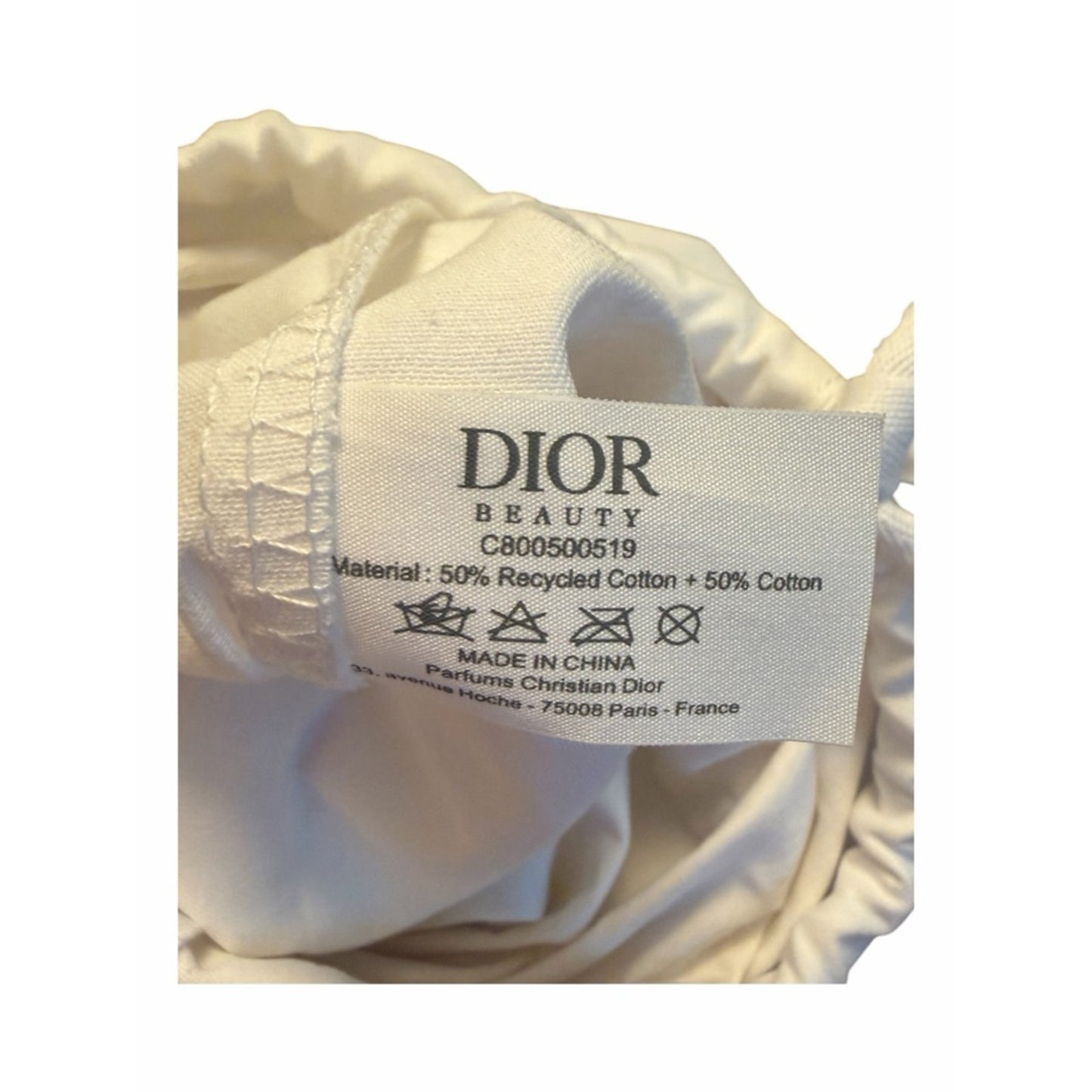 Dior Gold Toile Drawstring Pouch | Luxury Mini Bag Cosmetic Travel Case Giftable