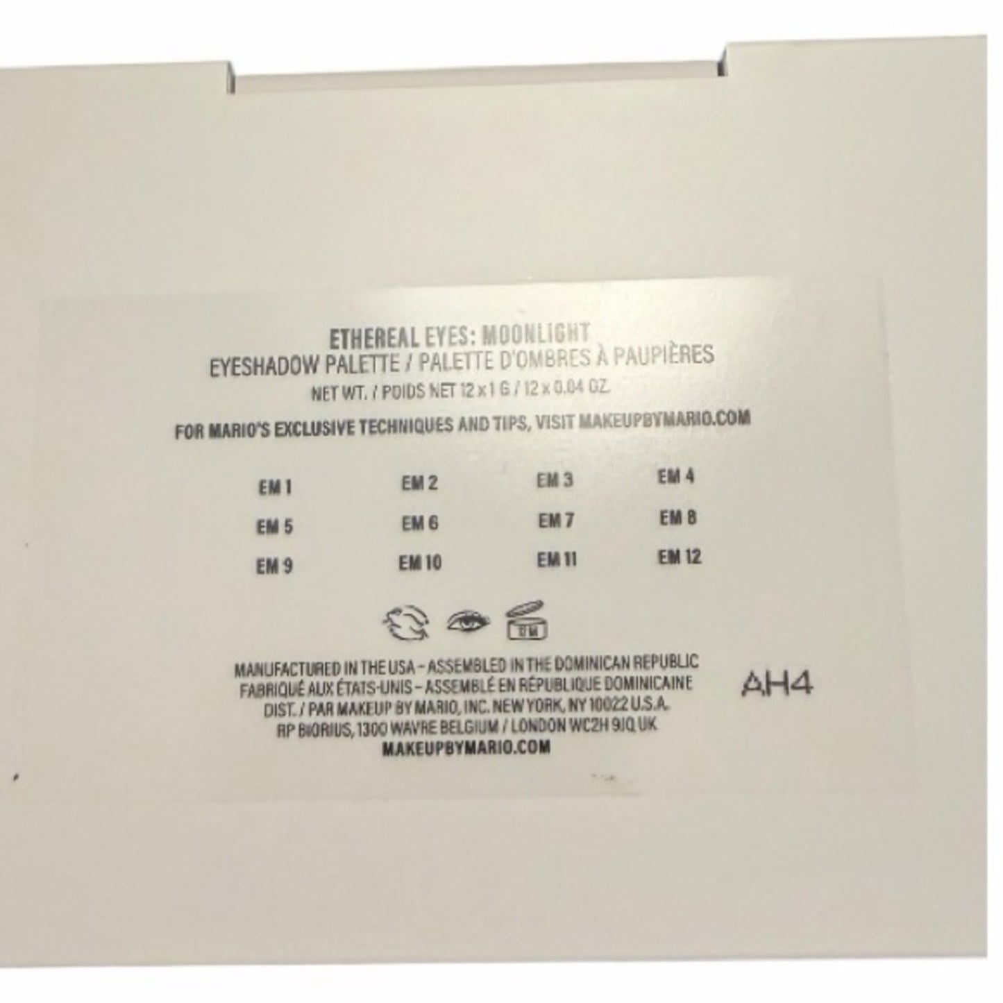 Makeup by Mario Ethereal Eyes Eyeshadow Palette — Limited Edition NIB