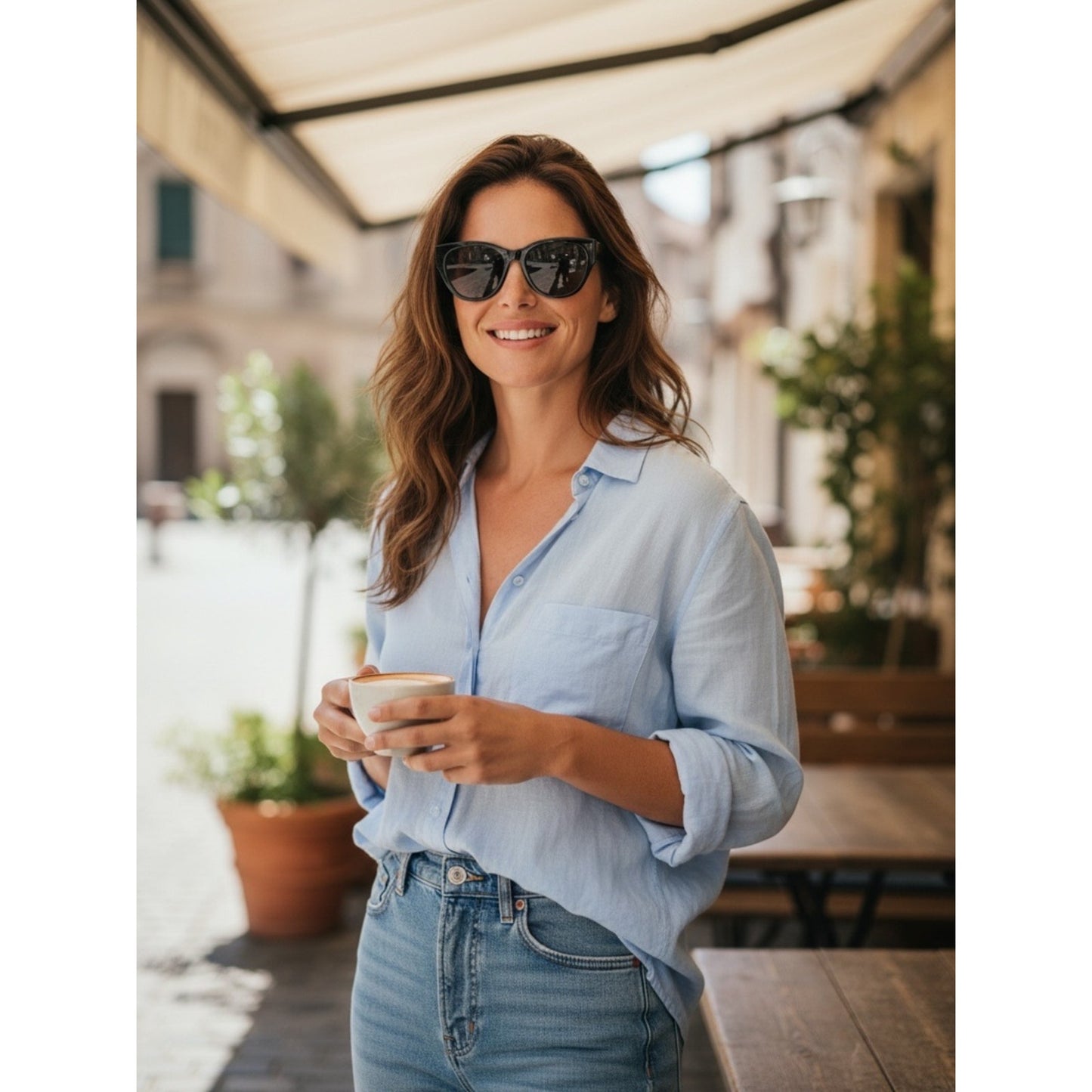 NWT Chloé CH0192S Havana 002 Cat Eye Sunglasses 55□18-145 MSRP $415