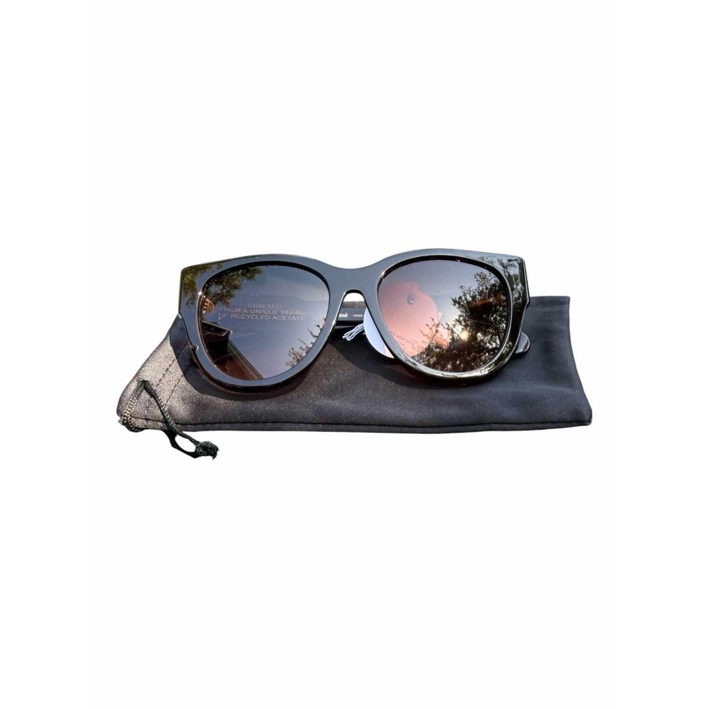 NWT Chloé CH0192S Havana 002 Cat Eye Sunglasses 55□18-145 MSRP $415