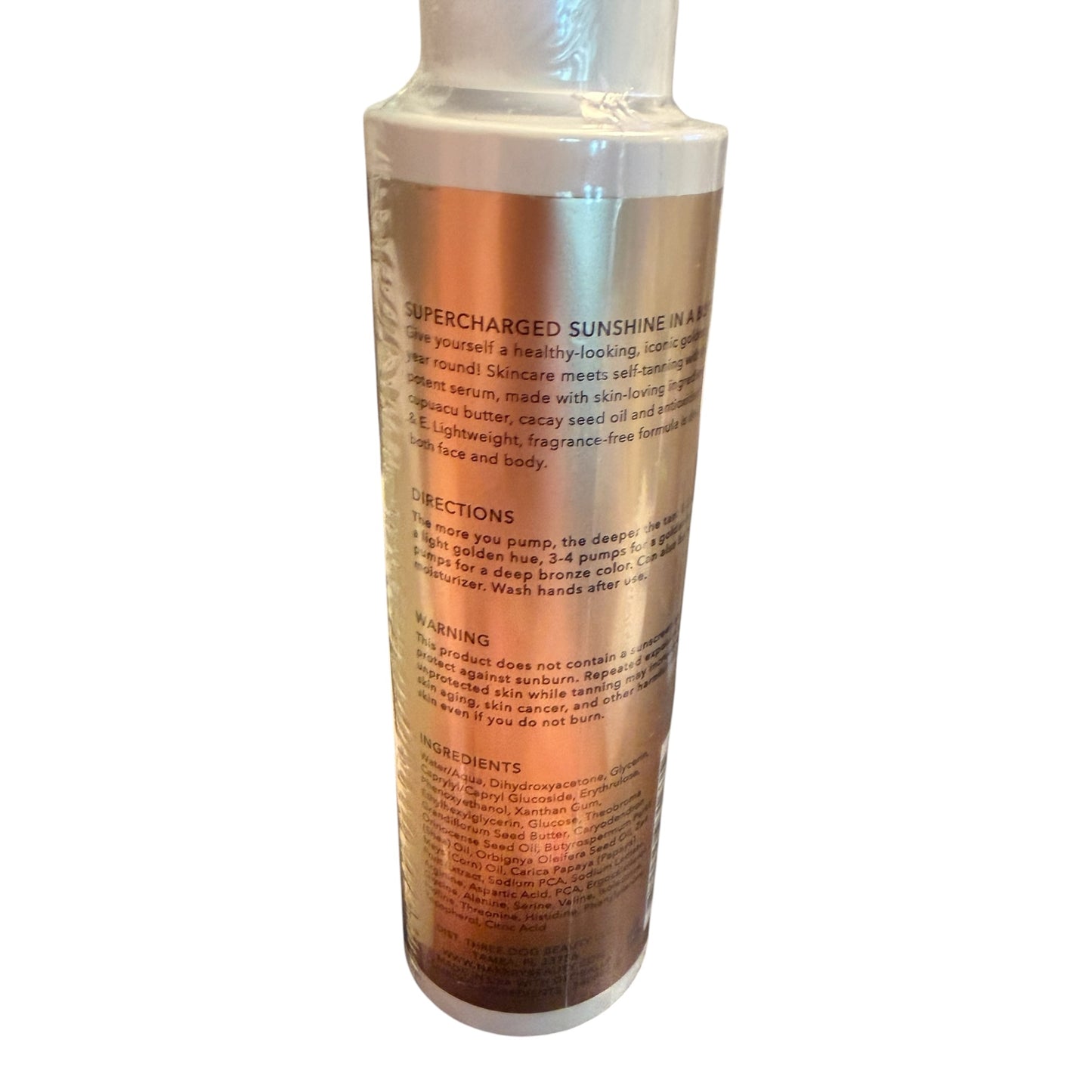 Nakery Beauty Multi-Vitamin Tanning Treatment Serum Face & Body 5.07 oz Sealed