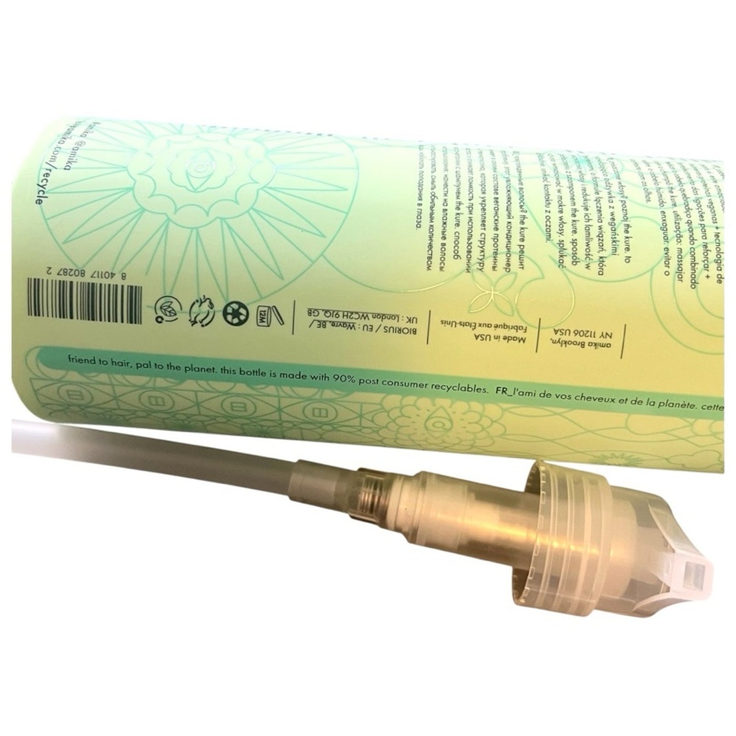 Amika The Kure Salon(Jumbo) Size 1 Litre With Pump Strength Repair Conditioner New
