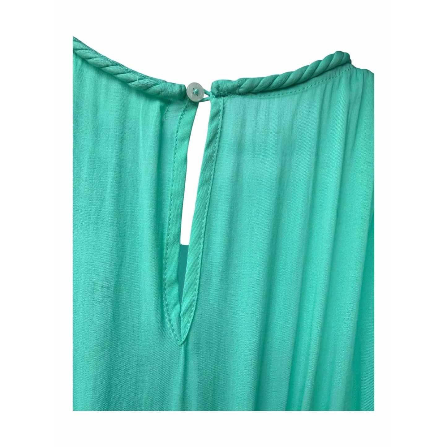 Poupette St Barth Genny Mini Dress Mint Green Ruffle Resort & FeminineNWT Size L