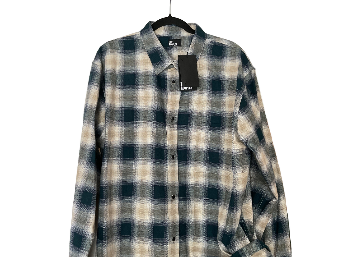 Ther Kooples Plaid Unisex Button Up Men’s size XXL