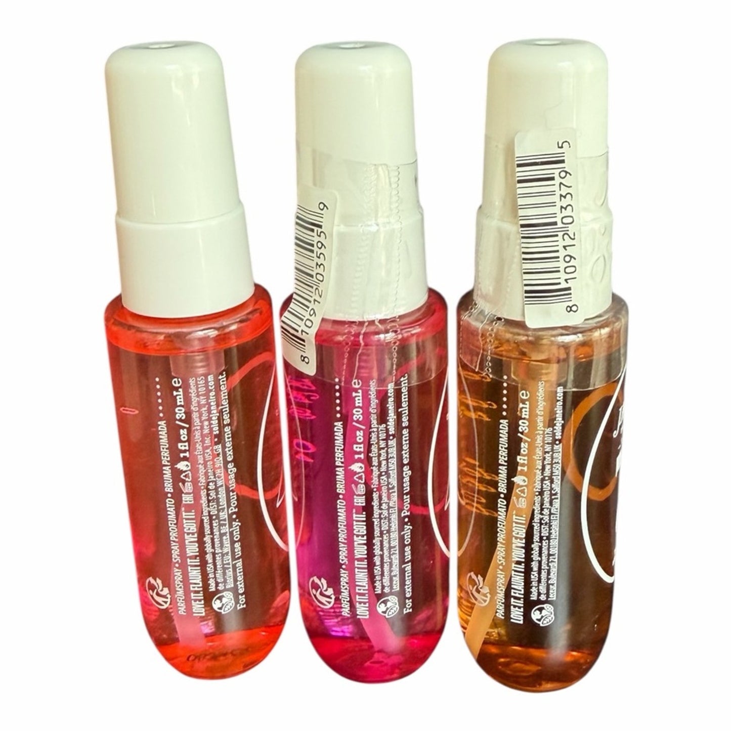 Sol de Janeiro Mini Perfume Mist Bundle 3pc Cheirosa #40, #48 , #71 Travel Size Set
