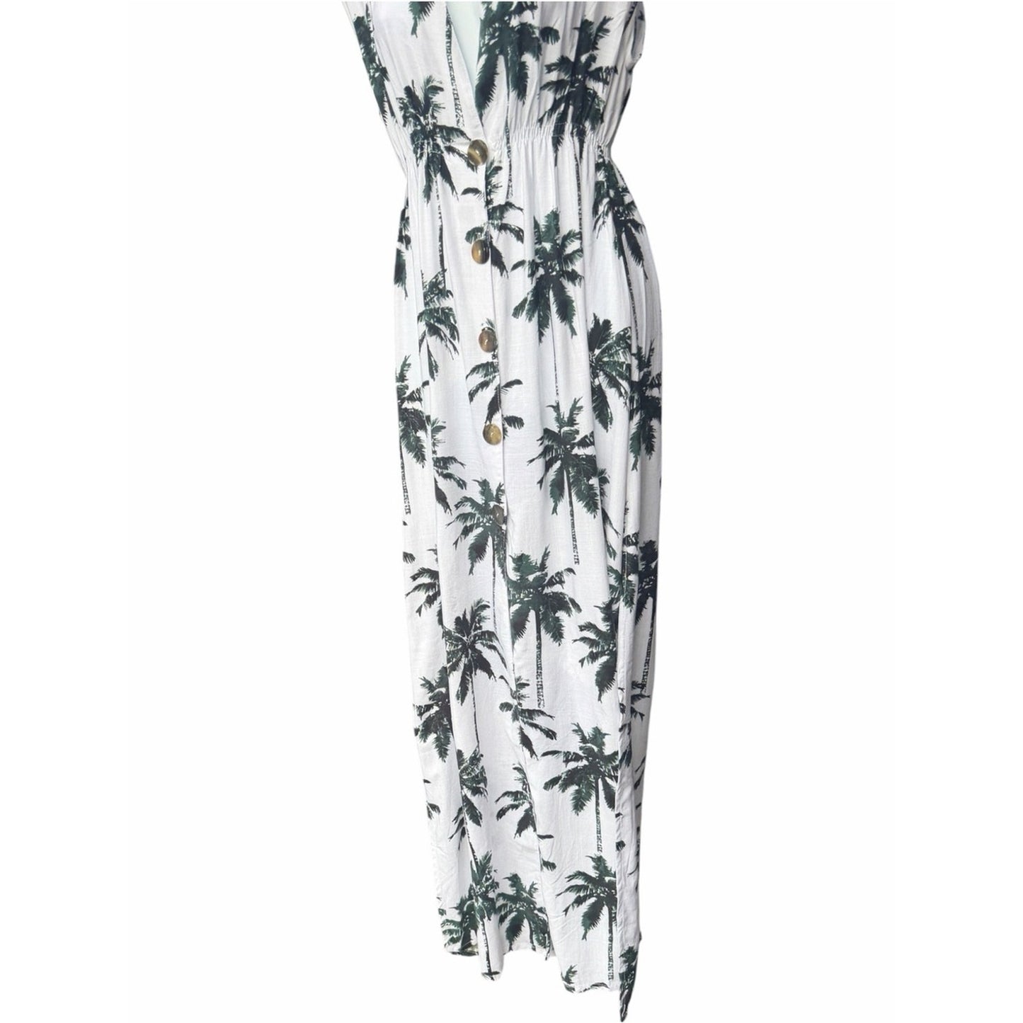 Tiare Hawaii NWT Palm Print Maxi Dress S/M/L- Resort Vacation