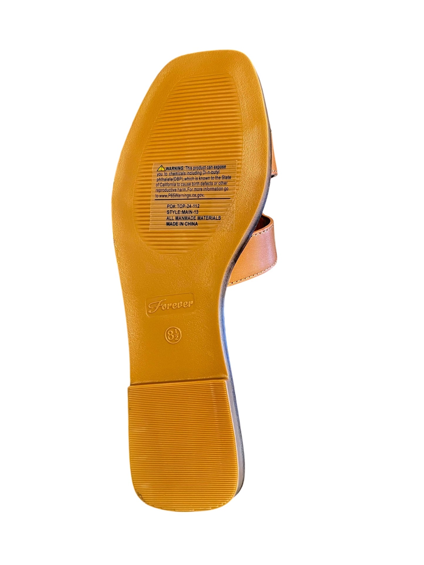 Stylish “H” Flat Sandal