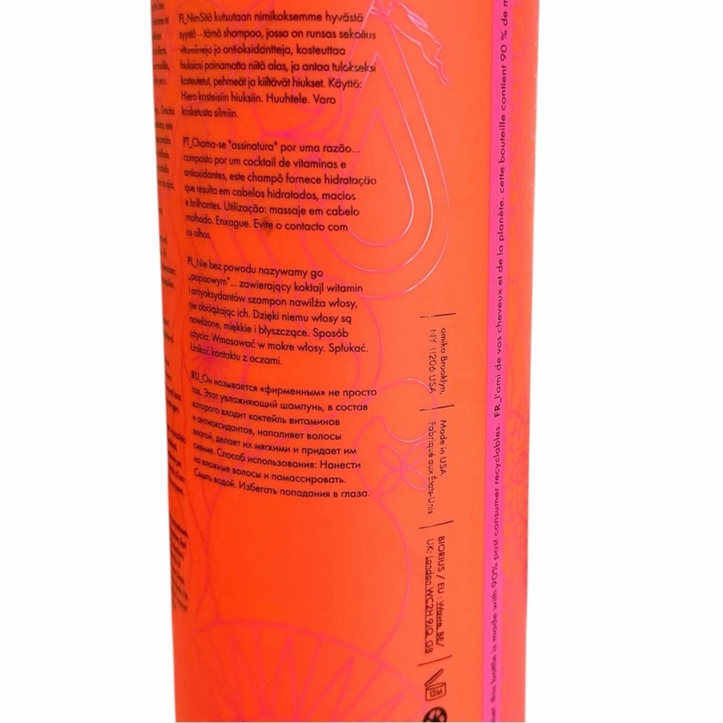 Amika Normcore Signature Shampoo Salon Size w/ pump+ Kure Repair Conditioner New