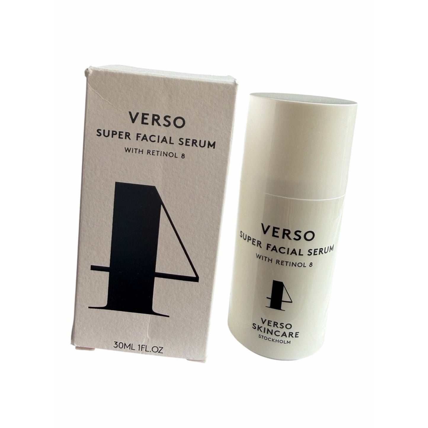 Verso Super Facial Serum Retinol 8 30ml NIB + Day Cream Bonus