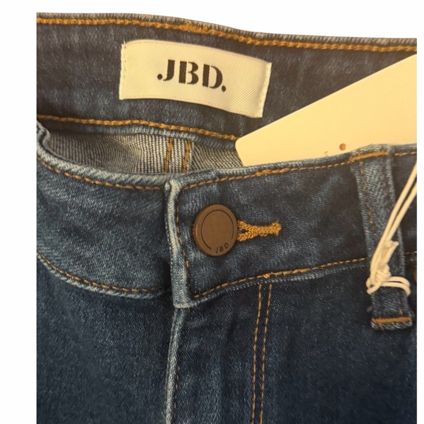 JBD Just Black Denim Size 29 High Rise Flare Jeans Dark Wash Stretch Boho 70s