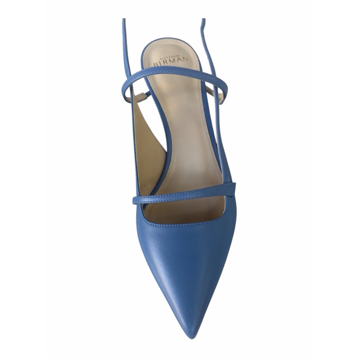 Alexandre Birman Tita 60 Kitten Heel Slingback Pumps Blue 40