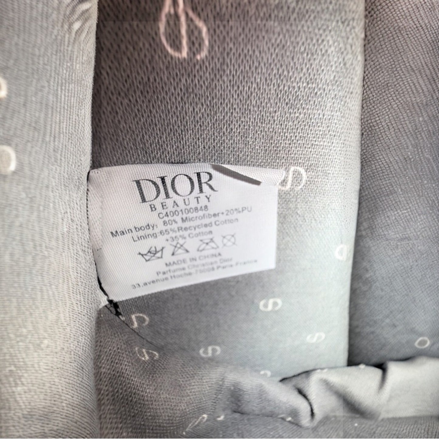 Christian Dior Beauty Mini Round Crossbody Chain Bag Black NIB