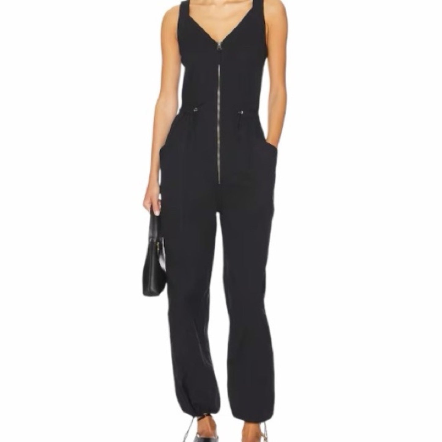 Pistola "Viva" Utility Jumpsuit in Black - Size XL