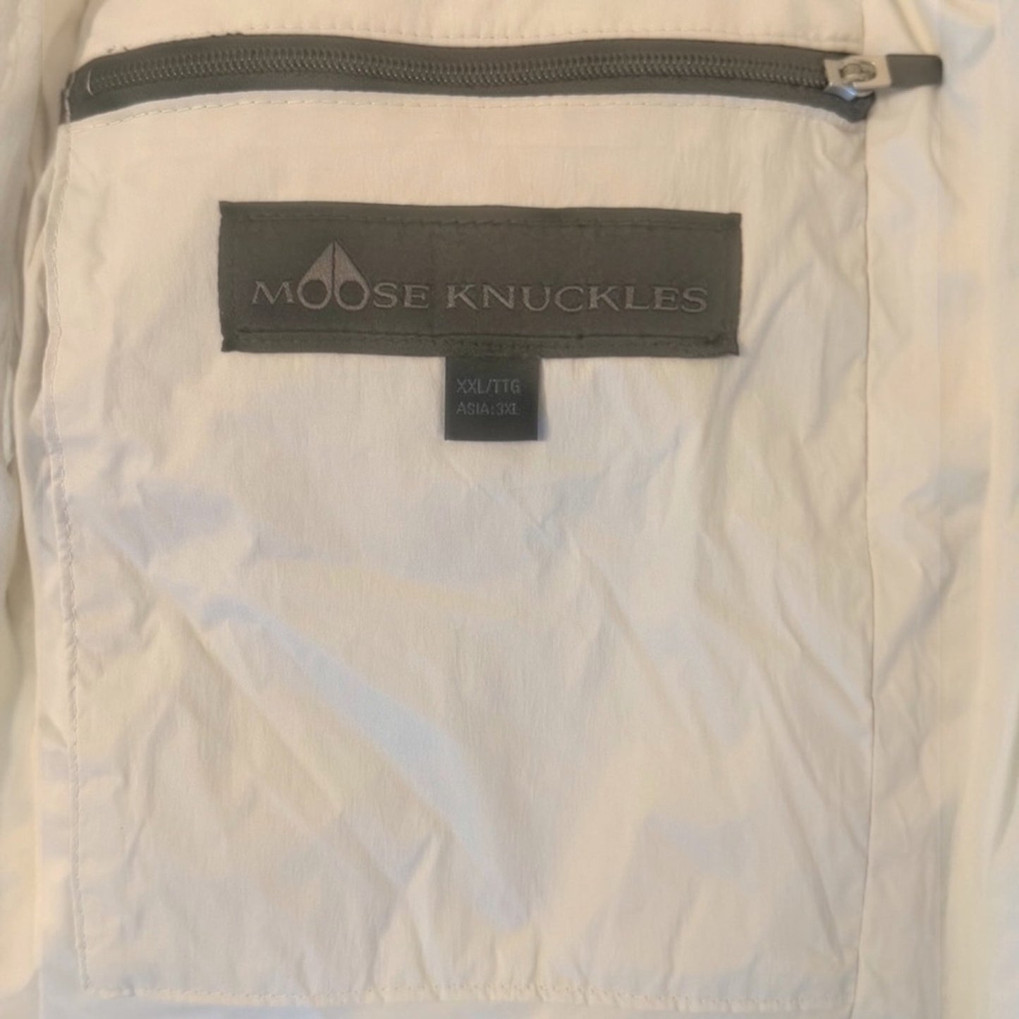 Men’s Moose Knuckles Down Parka - Stone - (XXL) Fits Like XL -New With Tags