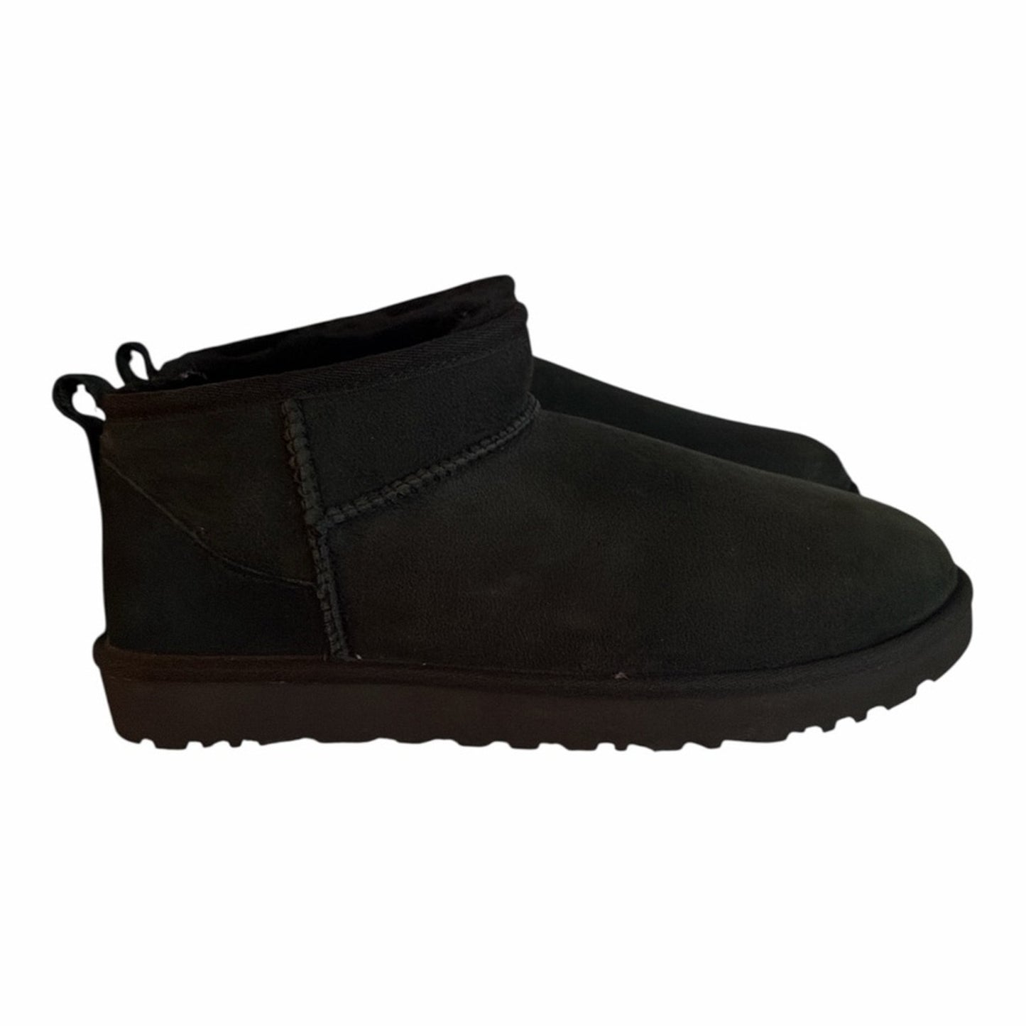 UGG Classic Ultra Mini Black Boots Women’s Size 11 NIB