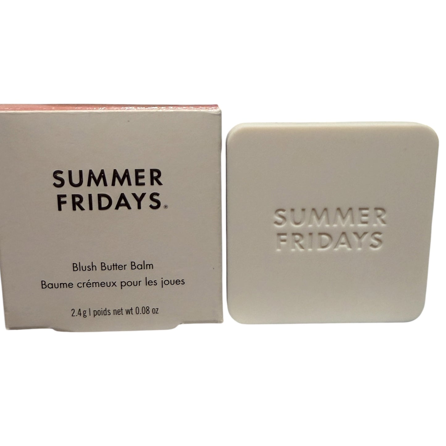 Summer Fridays Blush Butter Balm Soft Strawberry Cream Blush 2.4g Full Size NIB