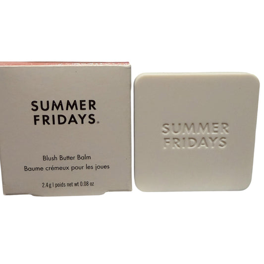 Summer Fridays Blush Butter Balm Soft Strawberry Cream Blush 2.4g Full Size NIB