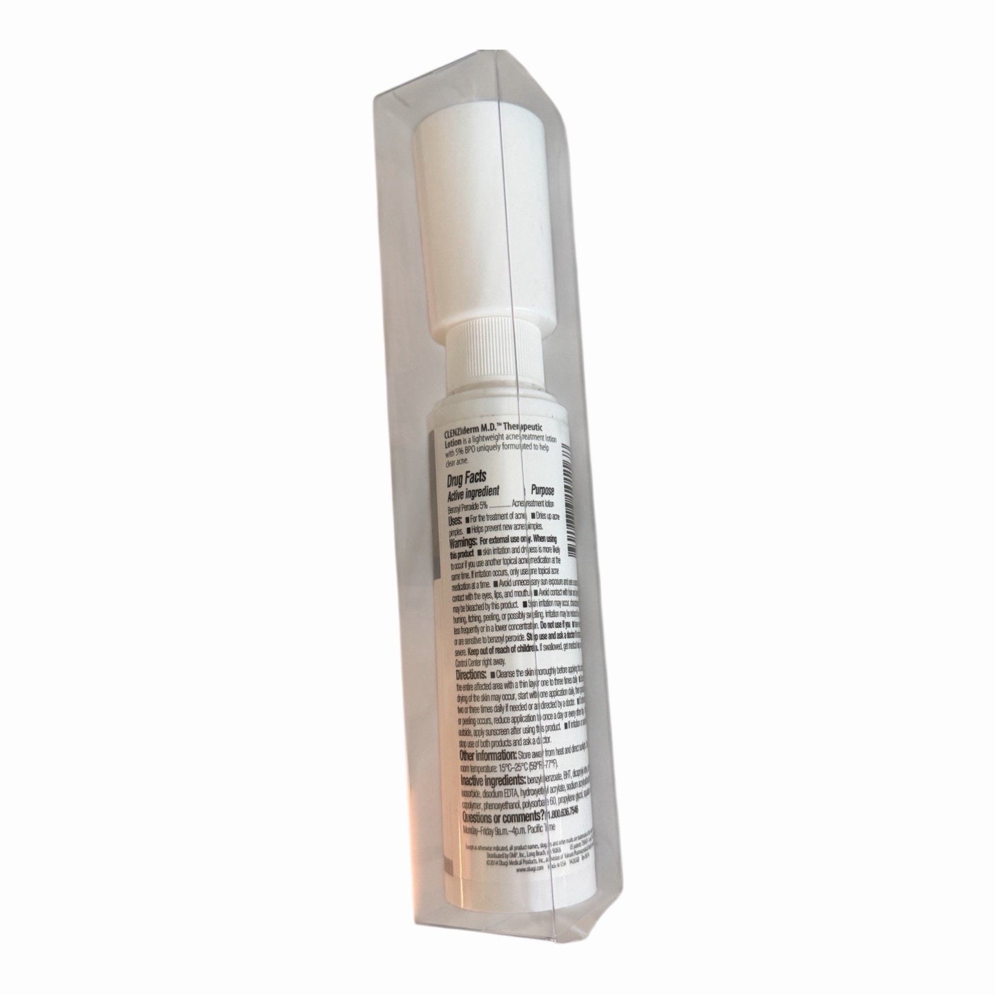 Obagi CLENZIderm M.D. Therapeutic Lotion 5% Benzoyl Peroxide Acne Treatment NEW