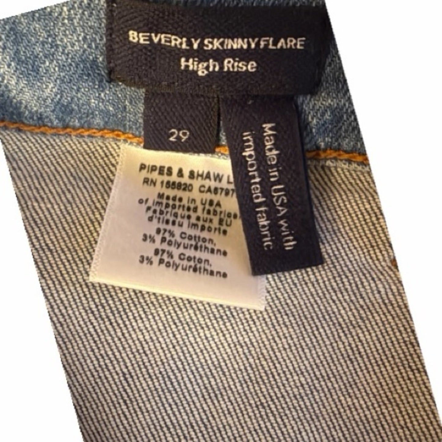 Veronica Beard Beverly-High Rise Skinny Flare
Jeans-Size 29-Seawater Stone - NWT