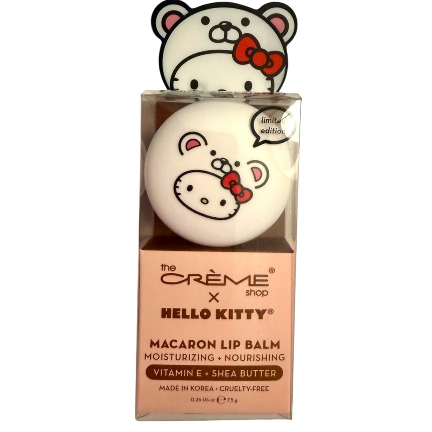 Hello Kitty x Creme Shop Beauty Bundle NIB/Setting Spray, Lip Balm & Sponge Set