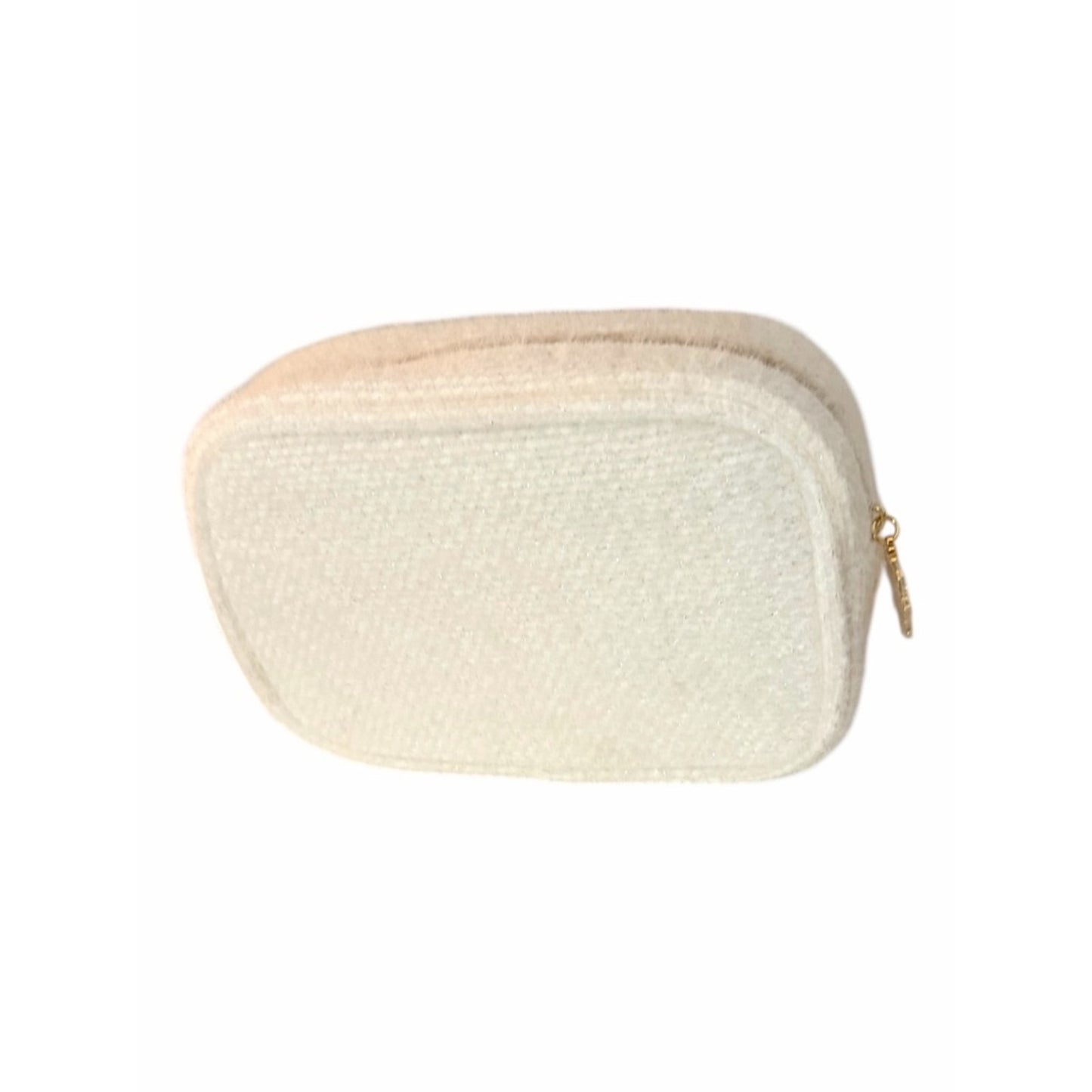 Chanel Beauté Tweed Cosmetic Bag w/ Box + No.5 Sample NWOT Giftable Luxury Pouch
