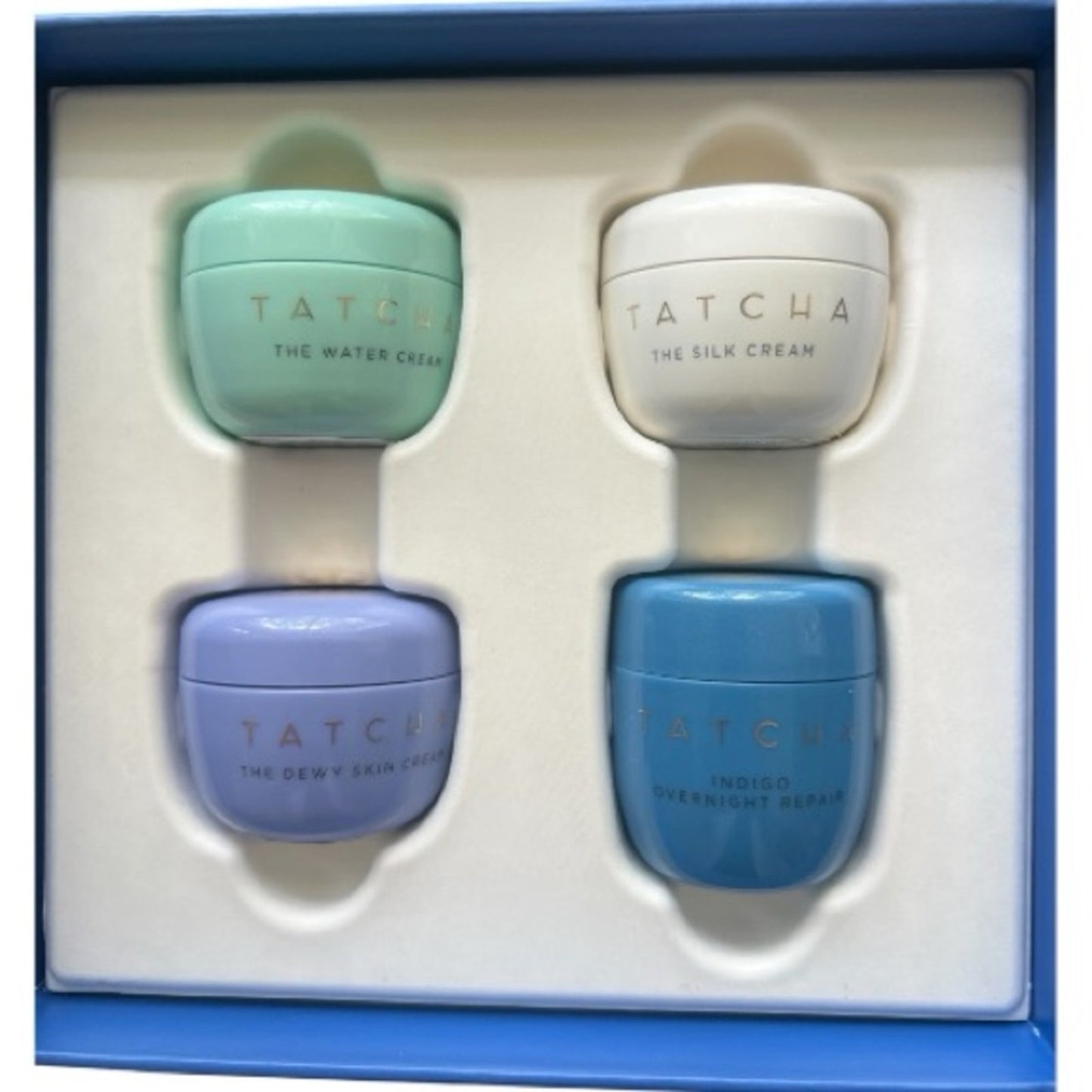 Tatcha Luxury Boxed Set - Water Cream, The Silk Cream & Indigo Night Cream