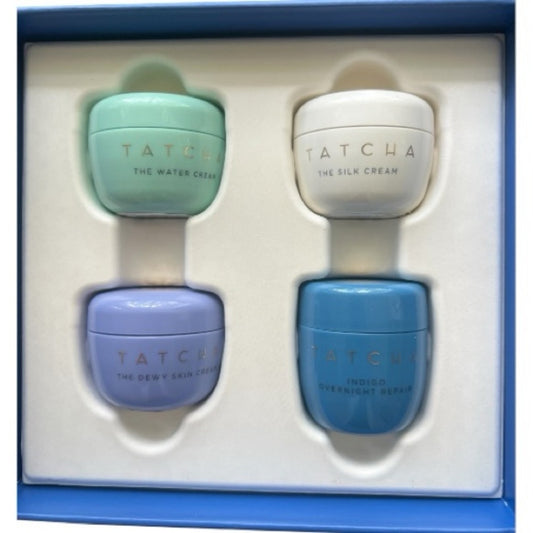 Tatcha Luxury Boxed Set - Water Cream, The Silk Cream & Indigo Night Cream