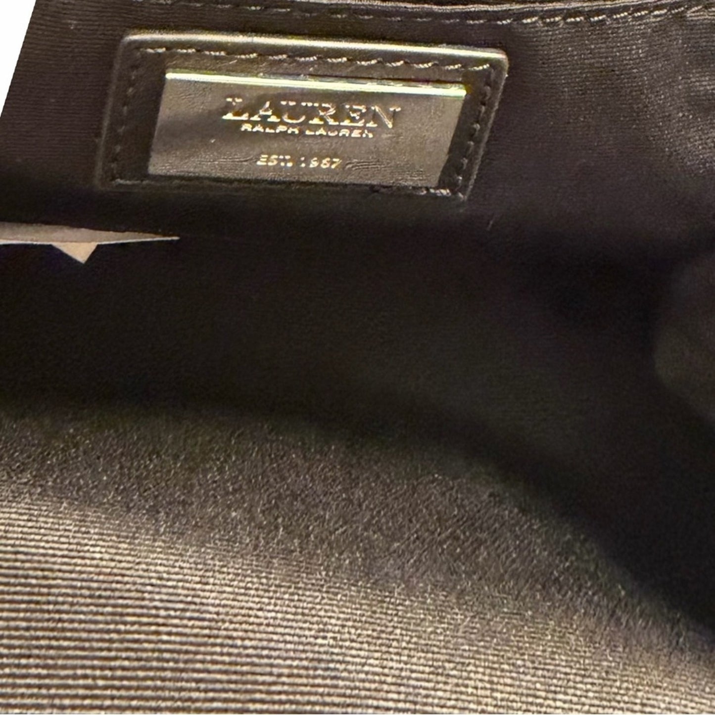 Lauren Ralph Lauren Hollie Feather Fringe Clutch Black LRL Bag NWT Glam Style