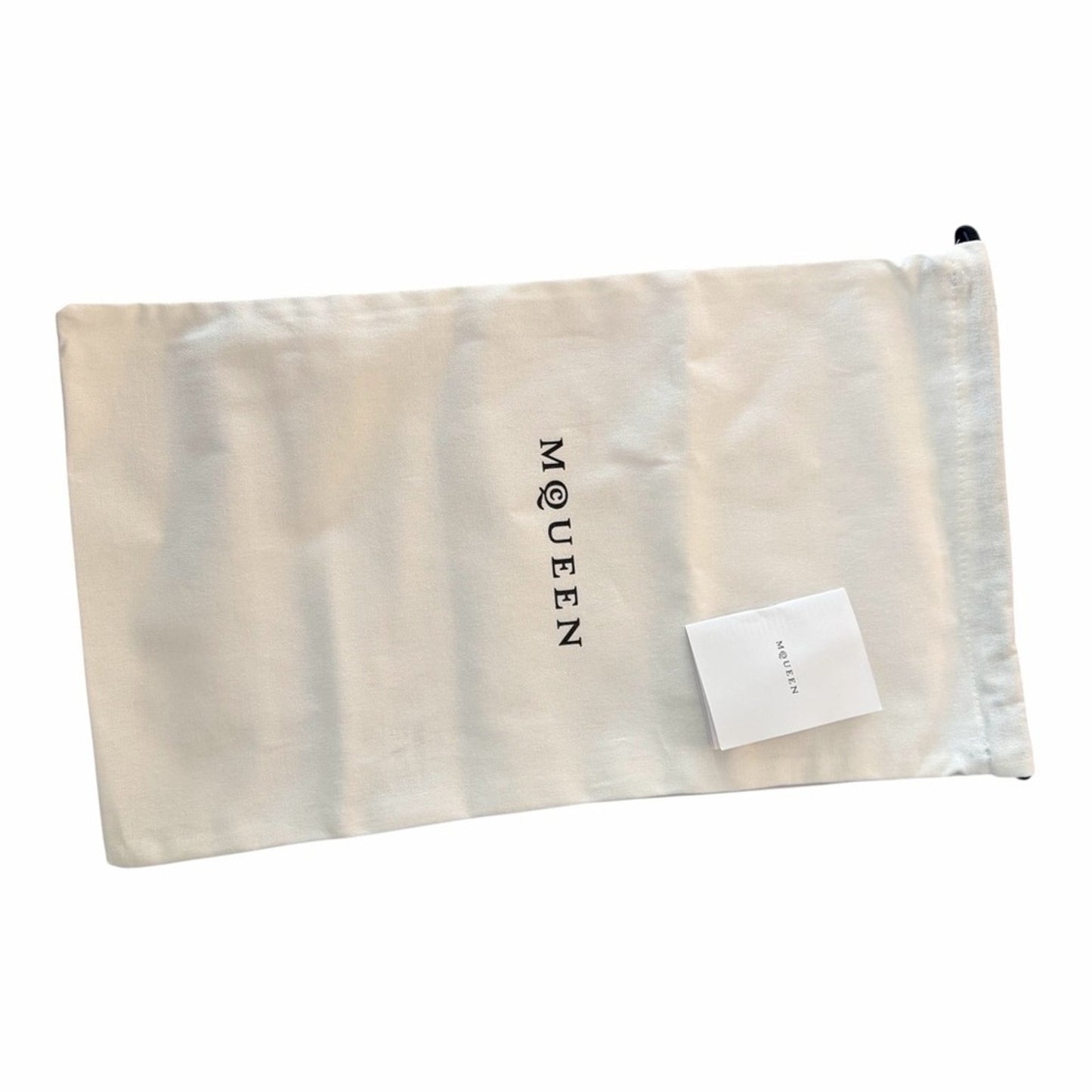 Alexander McQueen T Leather Cognac W/ Gold hardware Slide Sandals Size 38