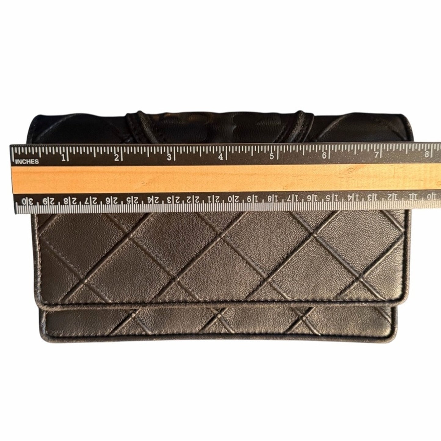 Tory Burch Fleming Soft Chain Wallet Crossbody - Black
