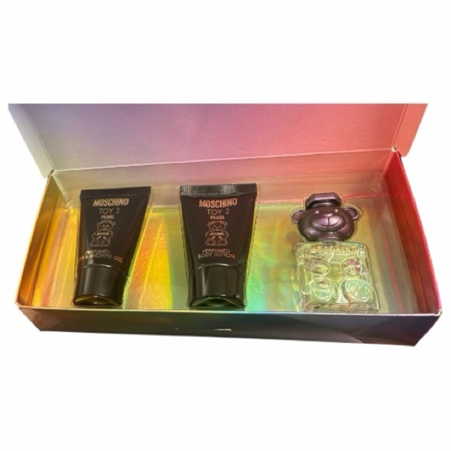 Moschino Toy 2 Pearl Gift Set EDP in Glass Bottle + Body Lotion + Shower Gel