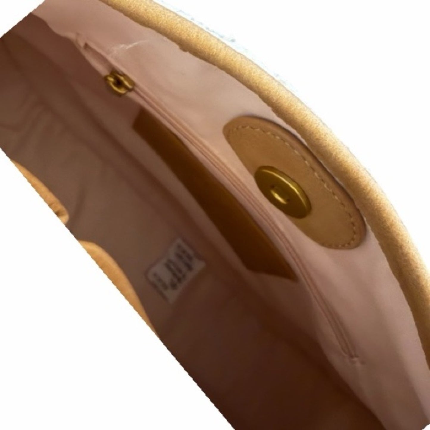 Faux Fur Sherpa Fairycore Crossbody & Shoulder Bag – 2 Straps – Cream/Tan – NWT