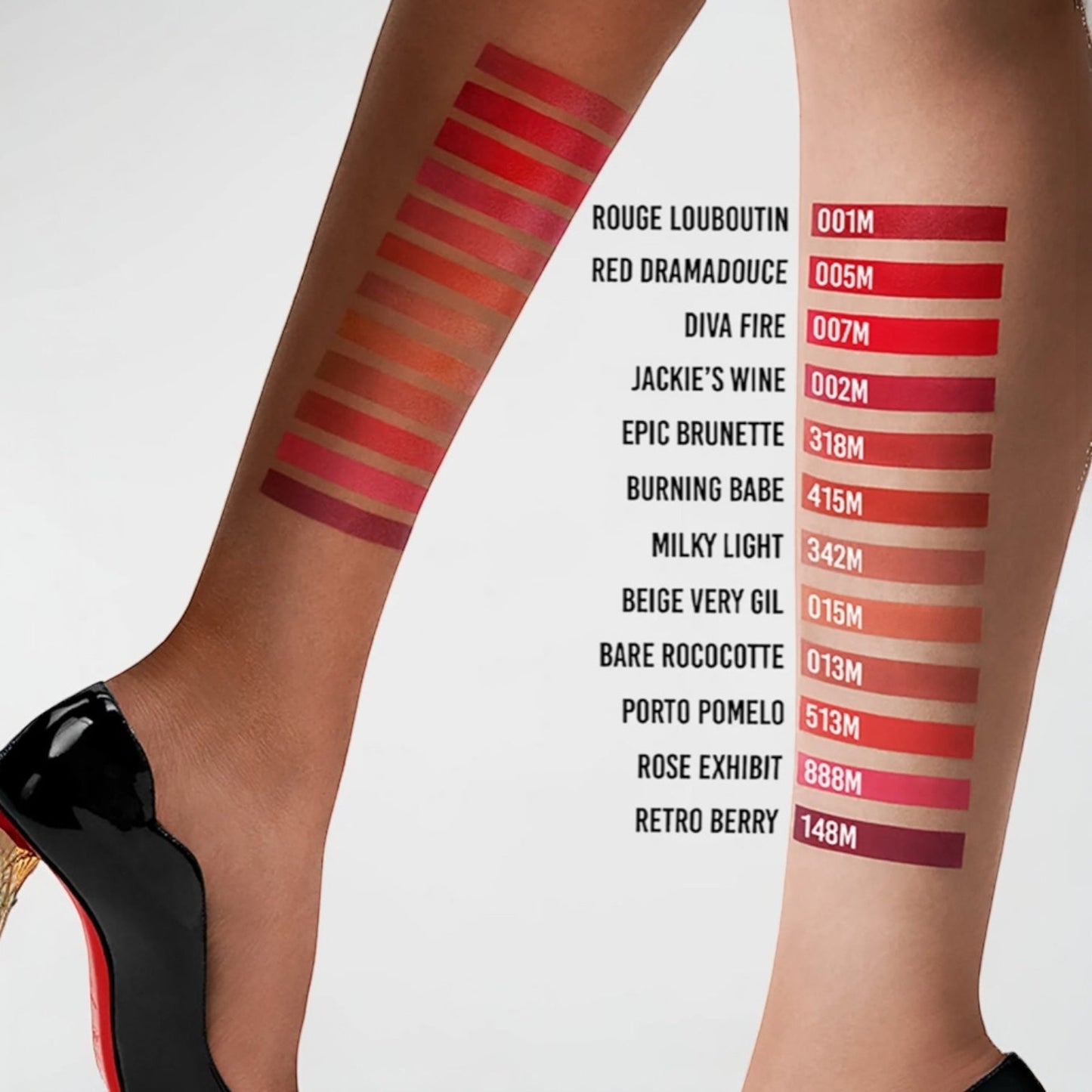 Christian Louboutin Limited Edition Refillable Lipstick Case and Lipstick Matte Retro Berry #148M